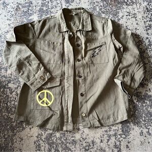 Ascot & Hart Army Green Shacket—NWOT Size: Large